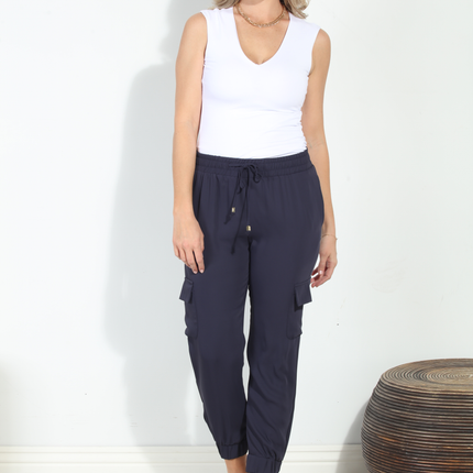 Navy Joggers-LAST ONE