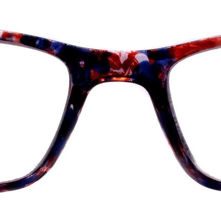 Vienna, (Premium) Reading Glasses High End Readers (Tortoise Shell Red) Rectangular +1.25..+3 Magnifying Metal Thin Temple. NY Fifth Avenue.