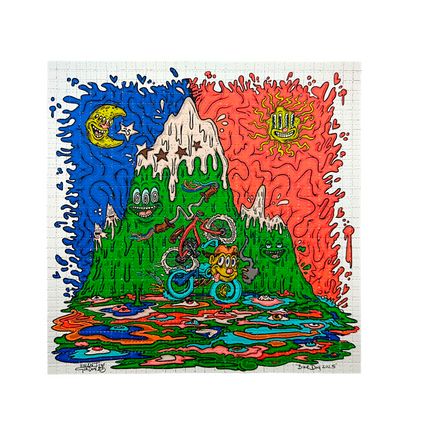 Vincent Gordon “Bike Day 2025” Blotter Print