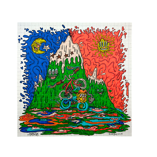 Vincent Gordon “Bike Day 2025” Blotter Print