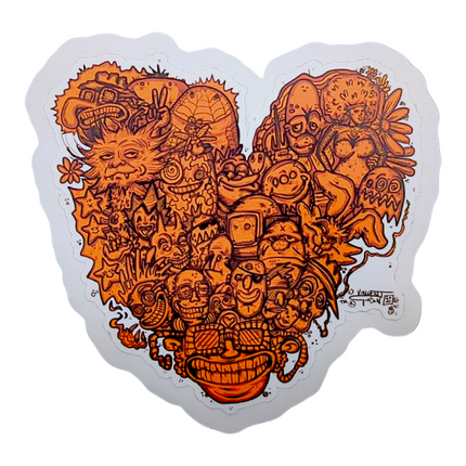 Vincent Gordon GV Heart Sticker