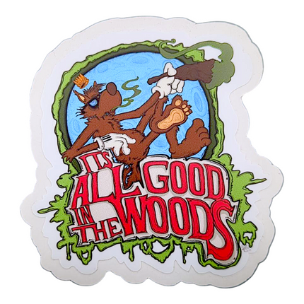 Vincent Gordon It's All Good in the Woods Sticker