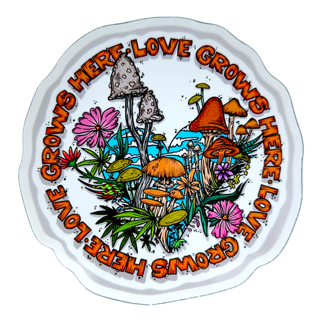 Vincent Gordon Love Grows Here Sticker