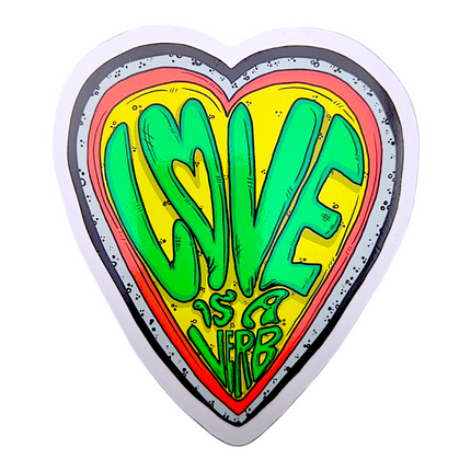 Vincent Gordon Love is a Verb Sticker