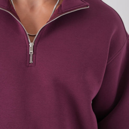Unisex Oversize Waffle Knit Hoodie with Embossed Text