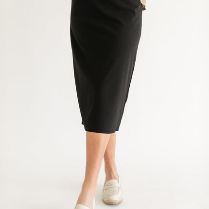 Wanda Classic Pencil Midi Skirt