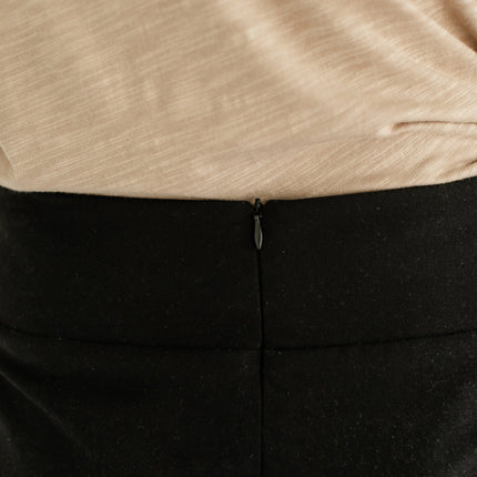 Wanda Classic Pencil Midi Skirt