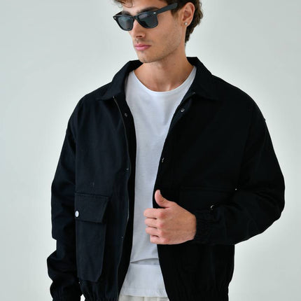 Oversize Washed Gabardine Coat - Unisex Long Trench Coat