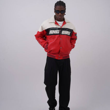 Unisex Washed Oversize Jacket - Heavyweight Gabardine Button-Up