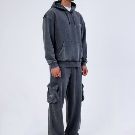 Unisex Washed Oversize Hoodie & Jogger Set - Heavyweight Tracksuit