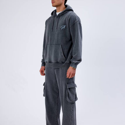 Unisex Washed Oversize Hoodie & Jogger Set - Heavyweight Tracksuit