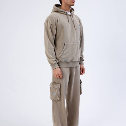 Unisex Washed Oversize Hoodie & Jogger Set - Heavyweight Tracksuit