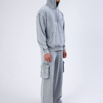 Unisex Washed Oversize Hoodie & Jogger Set - Heavyweight Tracksuit