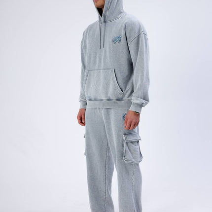 Unisex Washed Oversize Hoodie & Jogger Set - Heavyweight Tracksuit