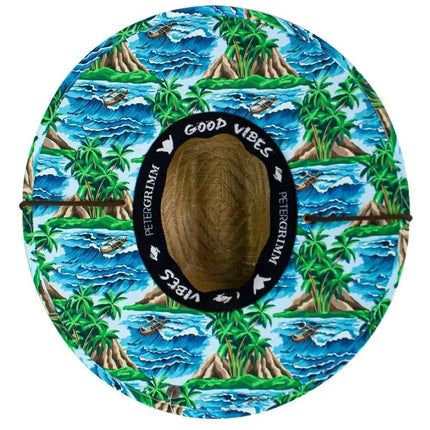 Peter Grimm Waves - Rye Straw Lifeguard Hat