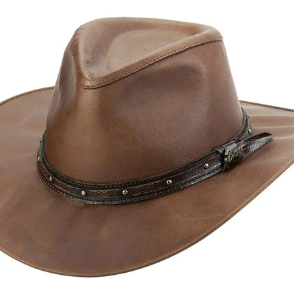 Bullhide Wayfarer - Leather Outdoorsmen Hat
