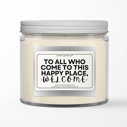 Happy Place Welcome 12oz Candle