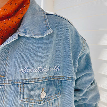 What a Friend In Jesus Denim Jacket