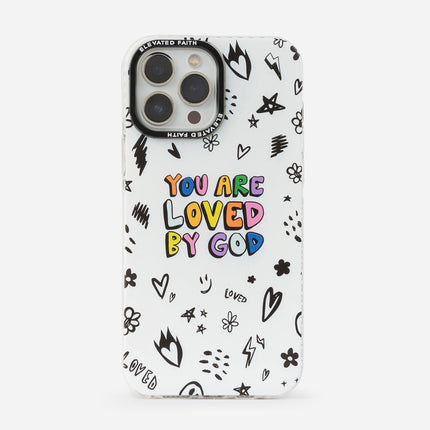 White You Are Loved By God Phone Case