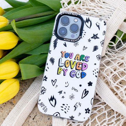 White You Are Loved By God Phone Case