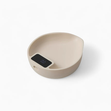 Electronic Walnut Coffee Scale With Leaf Shade