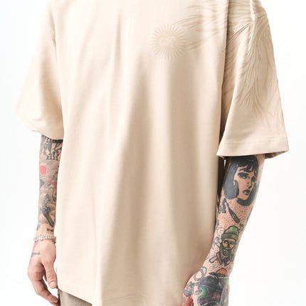 Men's Oversize Graphic T-Shirt - Wings and Sun Streetwear Tee