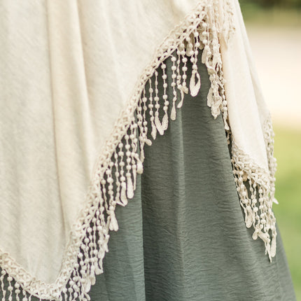 Winslet Tasseled Sleeveless Cardigan - FINAL SALE