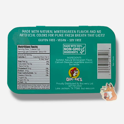 Buc-ee's Wintergreen Mints