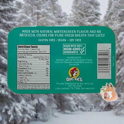 Buc-ee's Wintergreen Mints