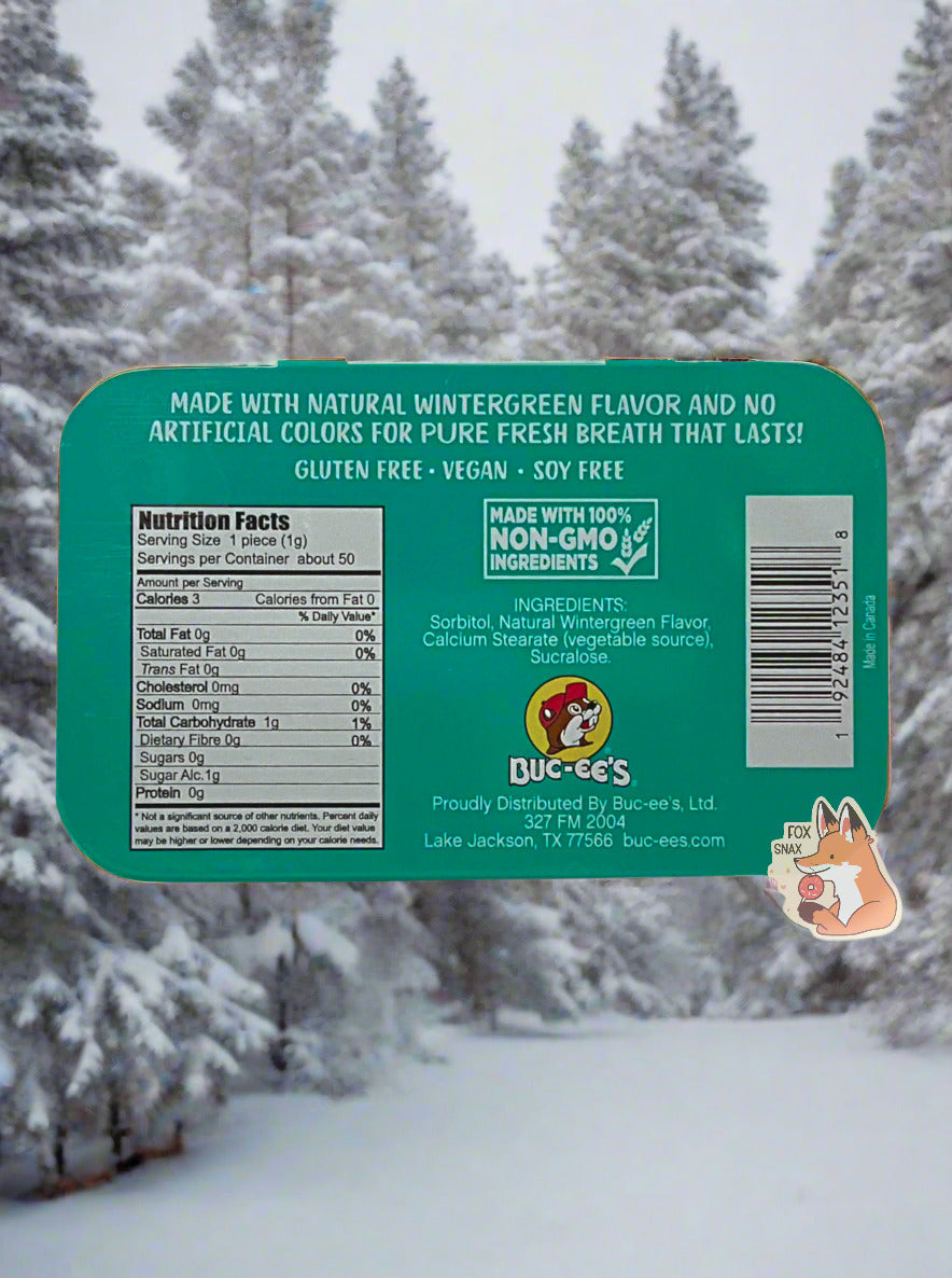 Buc-ee's Wintergreen Mints