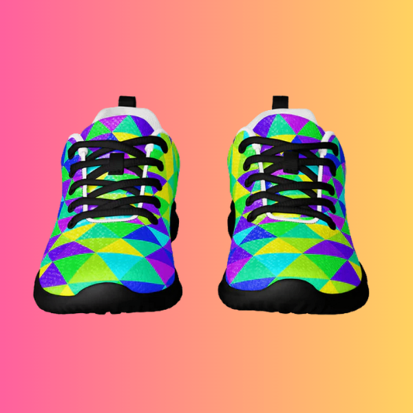Women’s Playful EDM Rave Festival Athletic Shoes
