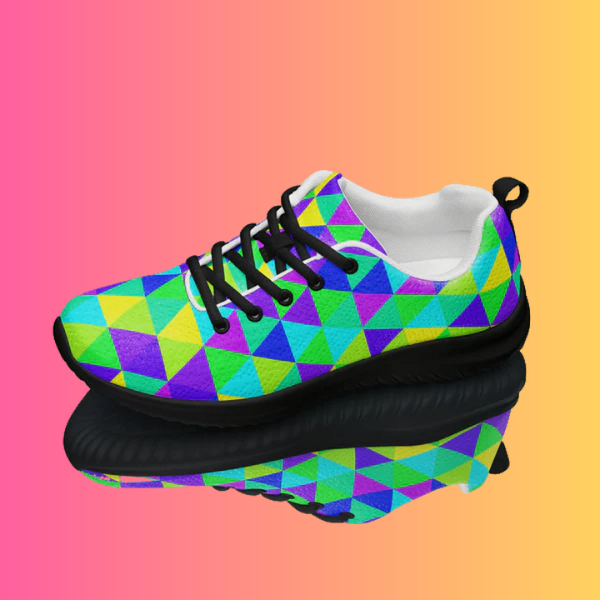 Women’s Playful EDM Rave Festival Athletic Shoes