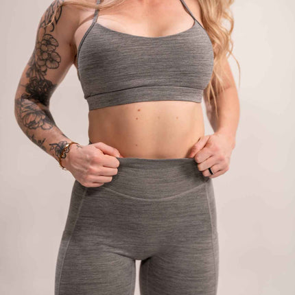WOMEN'S | DEBUT SPORTS BRA : GRAY