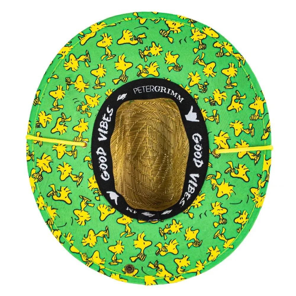 Peter Grimm Peanuts Woodstock LG Junior - Childrens Straw Lifeguard Hat