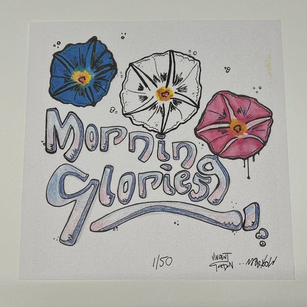 Wookerson x Vincent Gordon "Morning Glory" Print