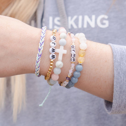WWJD Gold Letter Bracelet