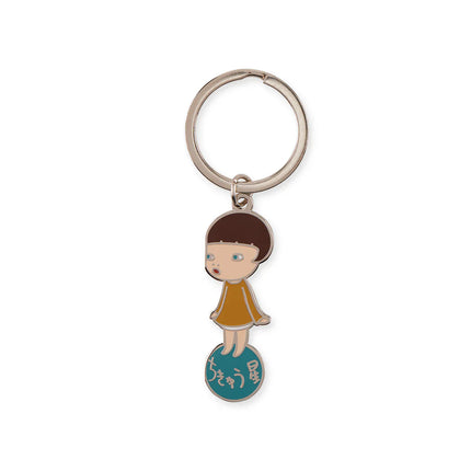 Yoshitomo Nara Patch of the Earth Enamel Keyring