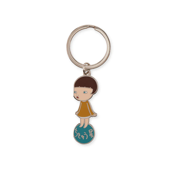 Yoshitomo Nara Patch of the Earth Enamel Keyring