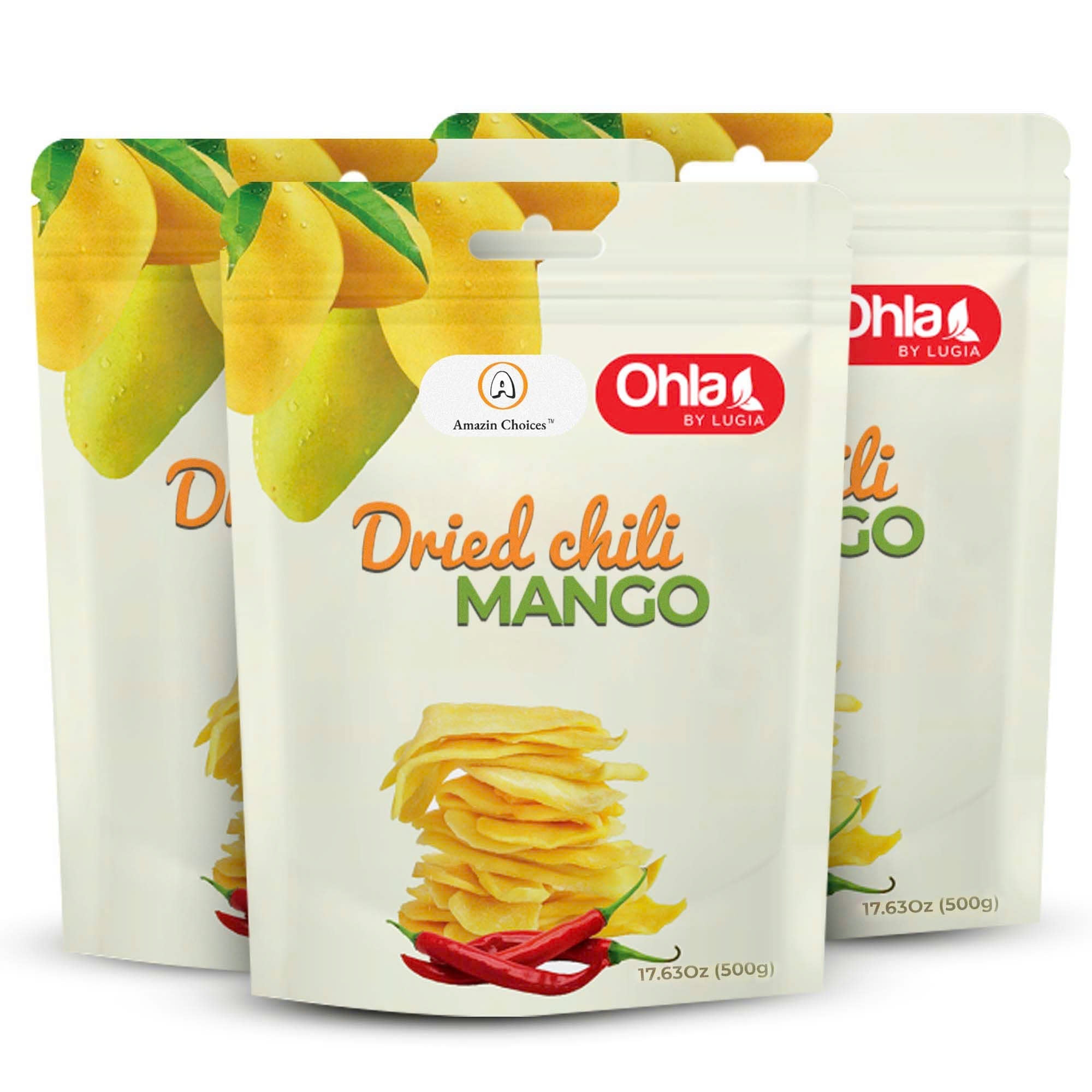 Amazin Choices Dried Chili Mango, 17.63 Oz.