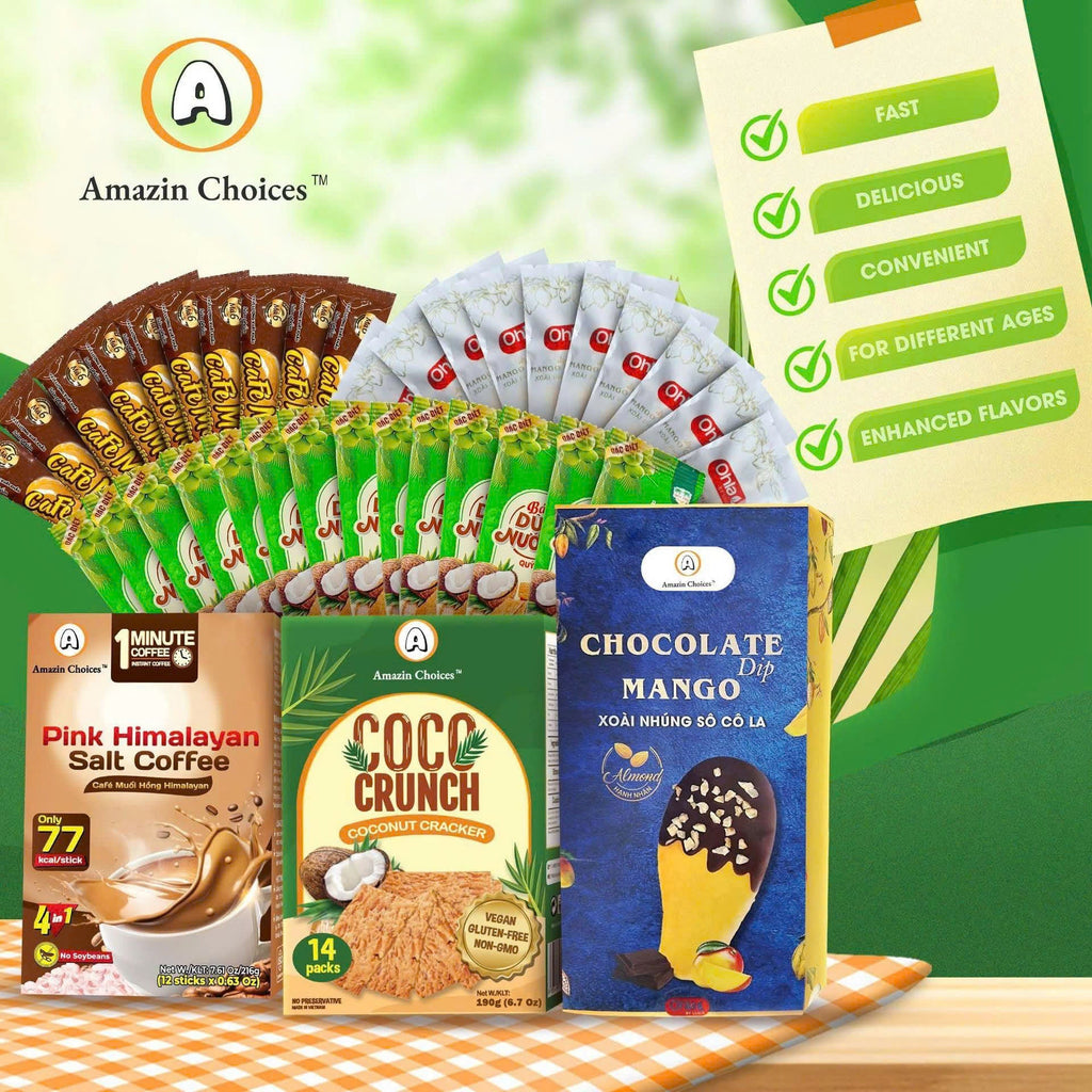 Amazin Choices Asian Snack Bundle 3 items - Plant Based