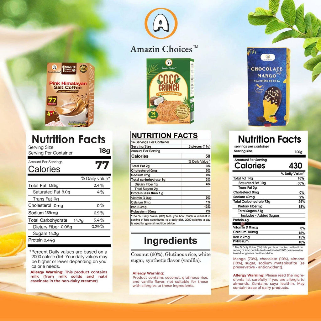 Amazin Choices Asian Snack Bundle 3 items - Plant Based