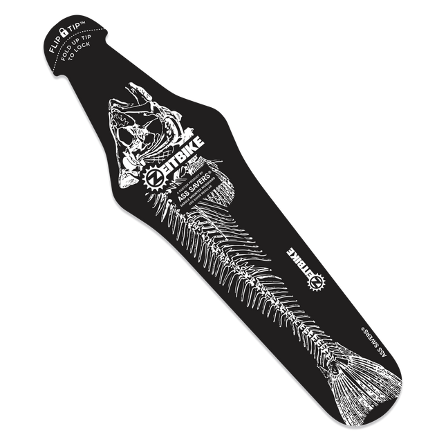 ZEITBIKE Fishbone for Alley Cats - Rain Fender - Ass Savers G4 w FlipTip - Quick Mudguard