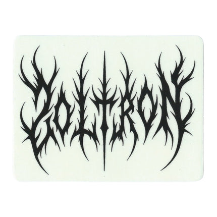 Zoltron Black Metal Zoltron Clear Vinyl Sticker