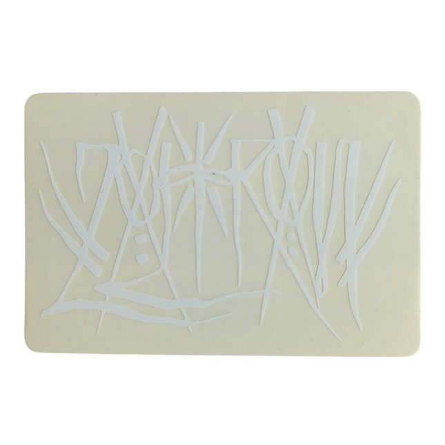 Zoltron (White on Clear) Sticker