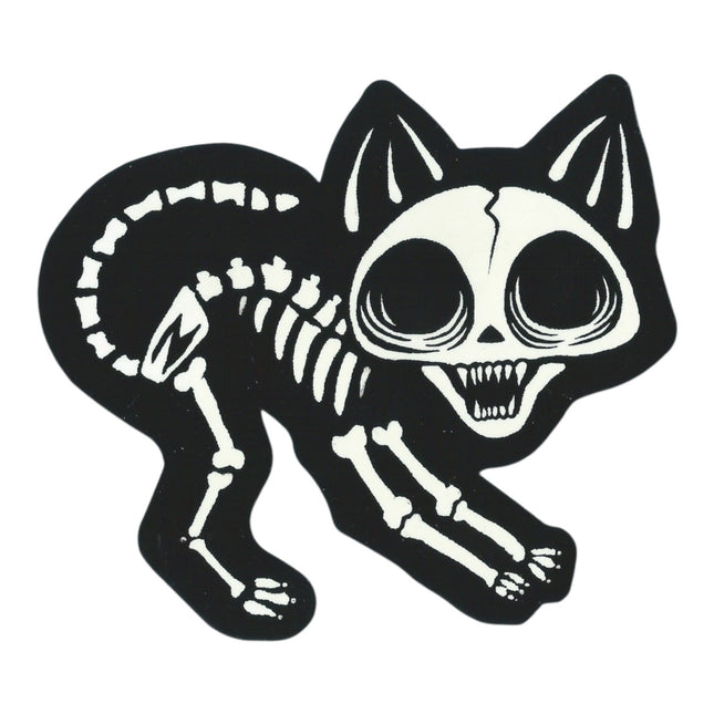 Zoltron Large Paco (Sue's Cat) Blue Glow in the Dark Sticker