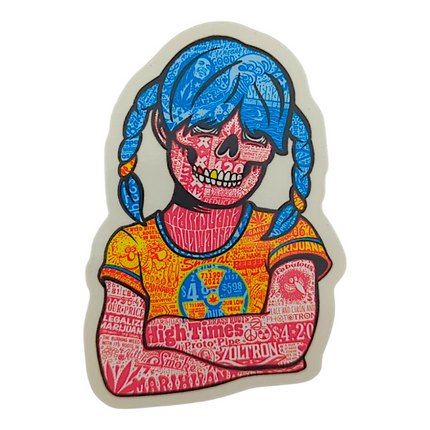 Zoltron Sue Nami (High Times) Sticker