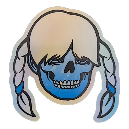 Zoltron Sue Nami's Head (Holographic) Sticker