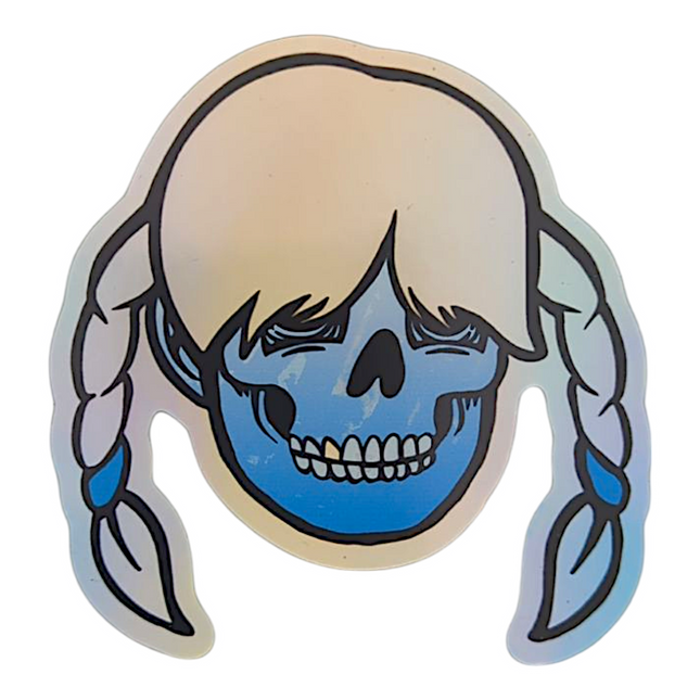 Zoltron Sue Nami's Head (Holographic) Sticker