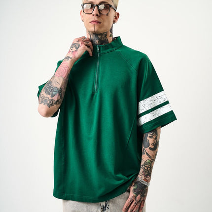 Men's Oversize 'ZONE OFFENSE 84' Graphic T-Shirt - Streetwear Football Tee